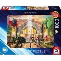 Thomas Kinkade Studios: DC Justice League - Hall Of Justice, Puzzle 1000 Teile