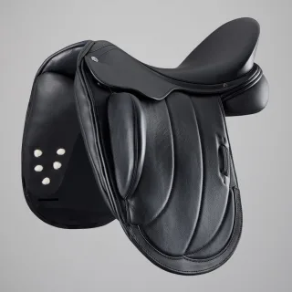 Sattel AL Fabrento Tiefsitz, schmale Taille, 3 inch Kissen,  Dressur