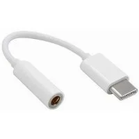 Bolwins N05 USB C auf 3.5mm Klinke Adapter USB Typ C Stecker auf 3,5mm Buchse Audio-Adapter USB-C Stecker (USB 3.1 Type C) zu 3,5 mm Klinkenbuchse Audio, 11 cm, Plug-and-Play, ultrakurzes Kabel, kompakter Audio-Adapter