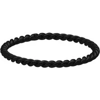 Wildcat Fingerring Twisted Ring - Schwarz, 21,0 mm, Chirurgenstahl 316L - wasserfest, langlebig, hautverträglich