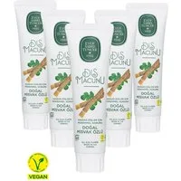 EYÜP SABRI TUNCER Zahnpasta Miswak Zahnpasta – Vegan & Natürlich & Fluoridfrei & Zuckerfrei, (5-St) Fluoridfrei, Ohne SLS&SLES, Ohne Zucker, Mit Stevia & Miswak-Extrakt