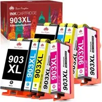 Toner Kingdom 903 Drucker für HP 903 XL Multipack Officejet Pro 6950 6960 6970 Tintenpatrone (999-tlg., OfficeJet 6950 6951 Pro 6960 6970 6974)
