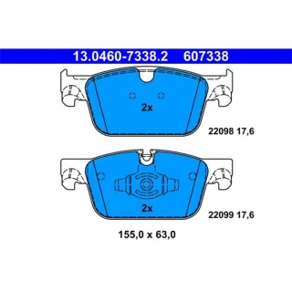 ATE Bremsbel?ge vorne Volvo S60 S90 V60 V90 Xc60 2,0