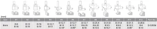 Makita Fräser-Set 8mm 12Stk. - D-53556