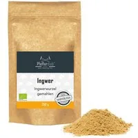 Pfefferdieb Gewürz BIO Ingwerpulver, Ingwer gemahlen, 250g, Sehr aromatisch mit toller Schärfe und leicht süßer Note.
