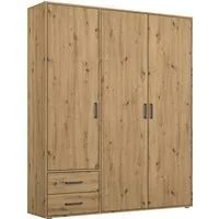 rauch Drehtürenschrank Kleiderschrank Schrank Garderobe Wäscheschrank VOYAGER (in 3 verschiedenen Ausstattungen BASIC/CLASSIC/PREMIUM) mit 2 modernen Griffvarianten, mit Außenschubladen MADE IN GERMANY