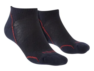 Bridgedale - Herren Wandern Merino Low Socken - Marine / Rot