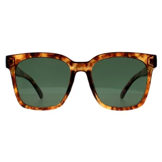 Montana Sonnenbrille MP72 D Glänzend Havanna Weich Demi Grün Polarisiert