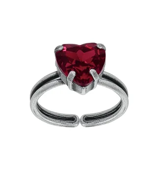 konplott - Ring - Hearts for Us pink