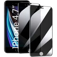 AVANA Schutzfolie Panzerglas für iPhone SE 2022 / 2020 Sichtschutz Display Schutzglas, (2-St), 9H Panzerfolie, Anti-Spy Panzerfolie