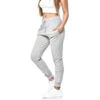 L.gonline Jogginghose Damen Jogginghose, Uni Colour Design 5000, Train (Sweatpants, 1-tlg., im modischem Design) Fitness Freizeit Casual