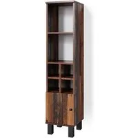 Vicco Midischrank Fynn, Eiche rustikal, 30 x 130.6 cm kleine Tür (1-St)