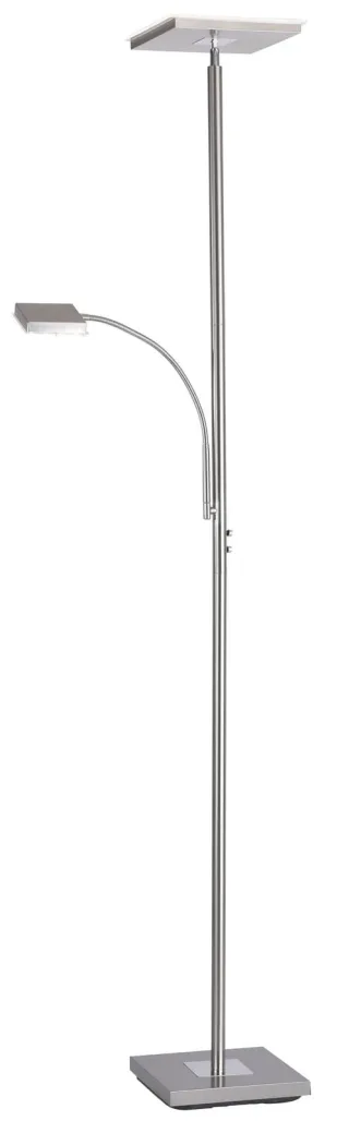 JUST LIGHT LED-Stehleuchte 11710-55 stahl, 26 W, 2900 lm, 3000 K