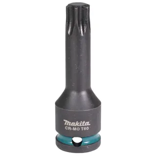 Makita Impact Black T-Schlagnuss 1/2 Zoll 78 mm lang - CR-MO - Impact Black - E-19853