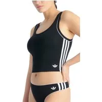 adidas Originals Crop-Top Comfort Flex Cotton atmungsaktiv, sportlich, Baumwollmix, Rundhals-Ausschnitt