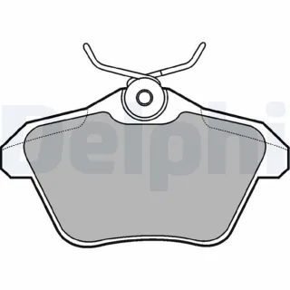 Delphi Bremsbel?ge hinten Alfa Romeo 156 164 166 Lancia Kappa