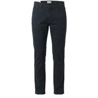 Wrangler Chinohose Leicht & Supersoft - TEXAS SLIM DARK NAVY schmale, gerade Beinform, Stoffhose