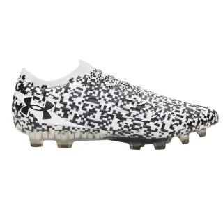Under Armour - "Elite" Pixelig Fußballschuhe mit festem Boden für Herren/Damen Unisex (Schwarz/Weiß)