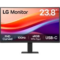 LG 24U421A Curved-LED-Monitor (60 cm/24 ", 1920 x 1080 px, Full HD, 5 ms Reaktionszeit, 100 Hz, VA LED, 24 Zoll Full HD mit USB-C)