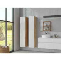 Platan Room Hängeschrank Wandschrank 105/ 160cm hoch mit Fronten in Hochglanz