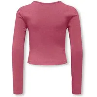 KIDS ONLY Langarmshirt KOGTRINNY LIFE LS GLITTER CUTOUT TOP JRS
