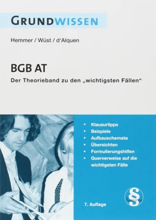Grundwissen BGB AT [Taschenbuch] [2014] Hemmer Karl-Edmund Wüst Achim