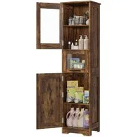 GarveeMore Hochschrank Badezimmerschrank Badschrank Badkommode Badezimmermöbel