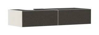 Hansgrohe Xevolos E Waschtischunterschrank Sandbeige Matt 1370/550 mit 2 Schubkästen für Konsole mit 54320660