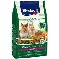 Vitakraft Emotion Beauty Junior, Zwergkaninchenfutter, 600g, Hauptfutter für: junge Zwergkaninchen