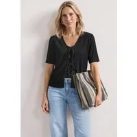 STREET ONE Strickjacke Viskosemix mit Stretchanteil