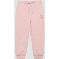 s.Oliver Jogginghose Leggings Unisex Jogginghose aus Sweat mit kleinem Print-Detail