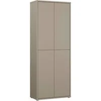 FORTE Schuhschrank Alice Springs, Schuhschrank, Höhe 191,9 cm, 4 Türen, viel Platz (B/H/T 74,5/191,9/34,9 cm) Stauraumschrank, Mehrzweckschrank, Breite 74,5 cm, mit 8 Böden