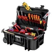 Werkzeugkoffer "Robust26 Move" Elektro, 22-teilig, Werkzeug-Set schwarz, mit Werkzeug-Sortiment für Elektriker