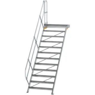 Munk Treppe mit Plattform 45° Stufenbreite 1000 mm - 600472