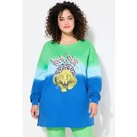 Angel of Style Sweatshirt Sweatshirt oversized Farbverlauf Tiger-Motiv
