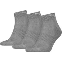 PUMA Kurzsocken (3-Paar) mit eingestricktem Logo im Bund