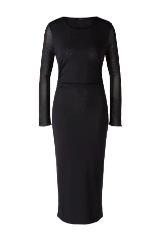 Oui - Kleid Midilänge black - Gr. - 38