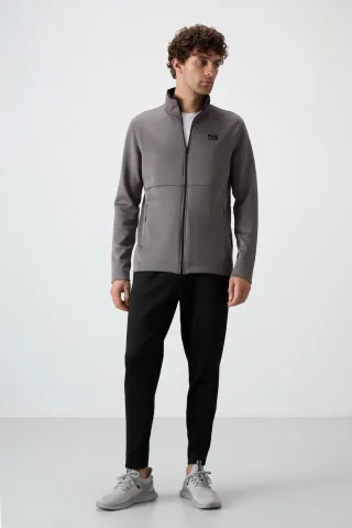 Herren Polyester Scuba Aktives Set mit Reißverschlusskragen
