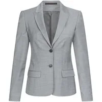 GREIFF Jackenblazer Greiff Modern WITH 37.5® Damen Business-Blazer Regular Hellgrau