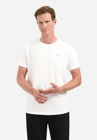 No Excess - T-Shirt Crewneck Solid Basic white - Gr. - XXXL