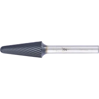 PFERD TOOLS Hartmetall Hochleistungsfrässtift Rundbogen KEL Ø 12x30mm Schaft-Ø 6mm Z3 HICOAT beschichtet universal mittel - 21125207