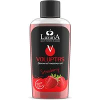 INTIMATELINE Gleit- und Massagegel Gleitmittel Massage Oral Erdbeer Essbar Gel Wasserbasis Wärmend, Packung, 1-tlg., Latexkompatibel, Essbares Massagegel, Wärmende Wirkung