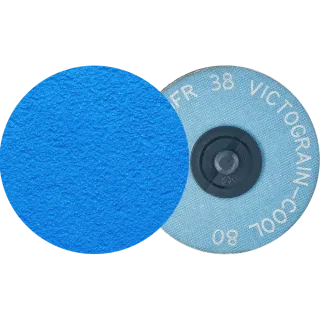 PFERD TOOLS COMBIDISC Schleifblatt CDR Ø 38 mm VICTOGRAIN-COOL80 für Stahl und Edelstahl  - 42713880