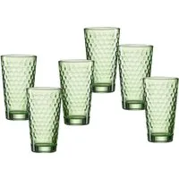 Ritzenhoff & Breker Longdrinkglas Favo, 6-teilig, 6-tlg., Glas, 6er Set, je 350 ml
