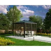 Palram - Canopia Pavillon Ledro 3000, mit 4 Seitenteilen, (Set), BxT: 295x295 cm