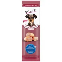 Dokas Hühnchen-Rolle mit Rind 10 g, für: Hund