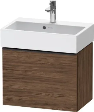 Duravit D-Neo Waschtischunterbau wandhängend Nussbaum dunkel Matt 584x372x440 mm - DE42290BD210000 DE42290BD210000