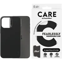 CARE by PanzerGlass Handyhülle Fearlessly Fashionable Case für Apple iPhone 15 Pro Max Fashion Black, Backcover, Schutzhülle, Handyschutzhülle, Case, Schutzcase, stoßfest