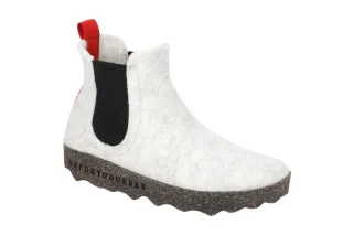 Asportuguesas P018084007 Damen Stiefeletten wei? offwhite bequeme Chelsea Boots