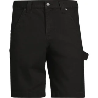 Komfort Zimmermanns-Shorts, Herren,  Schwarz, Baumwolle, by Lands' End